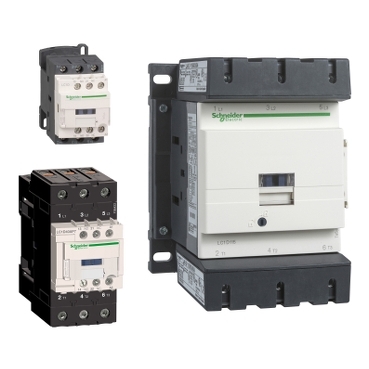 Schneider电动机起动器和保护组件 接触器和可逆接触器 TeSys D