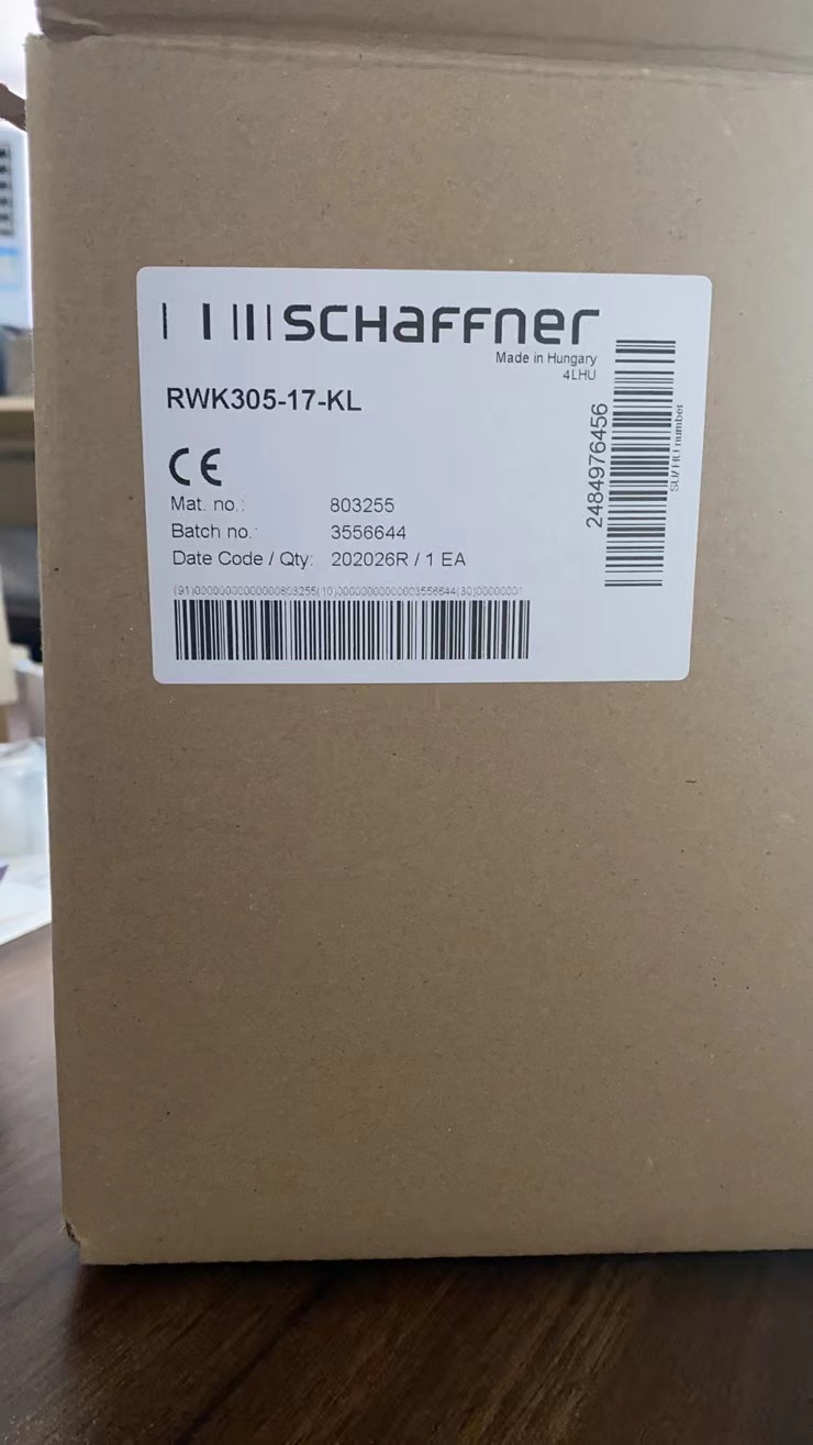 现货！！SCHAFFNER  RWK305-17-KL 803255 请联系13357889265