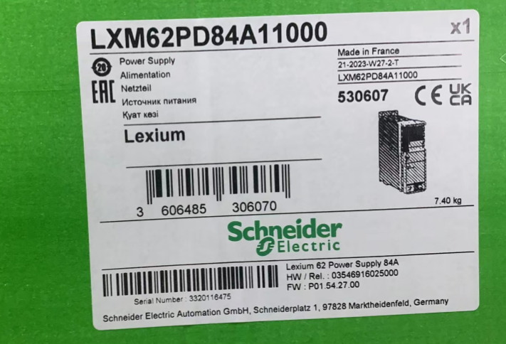 现货1个！施耐德 LXM62PD84A11000 单价16458元 原装进口 正品 请联系13357889265