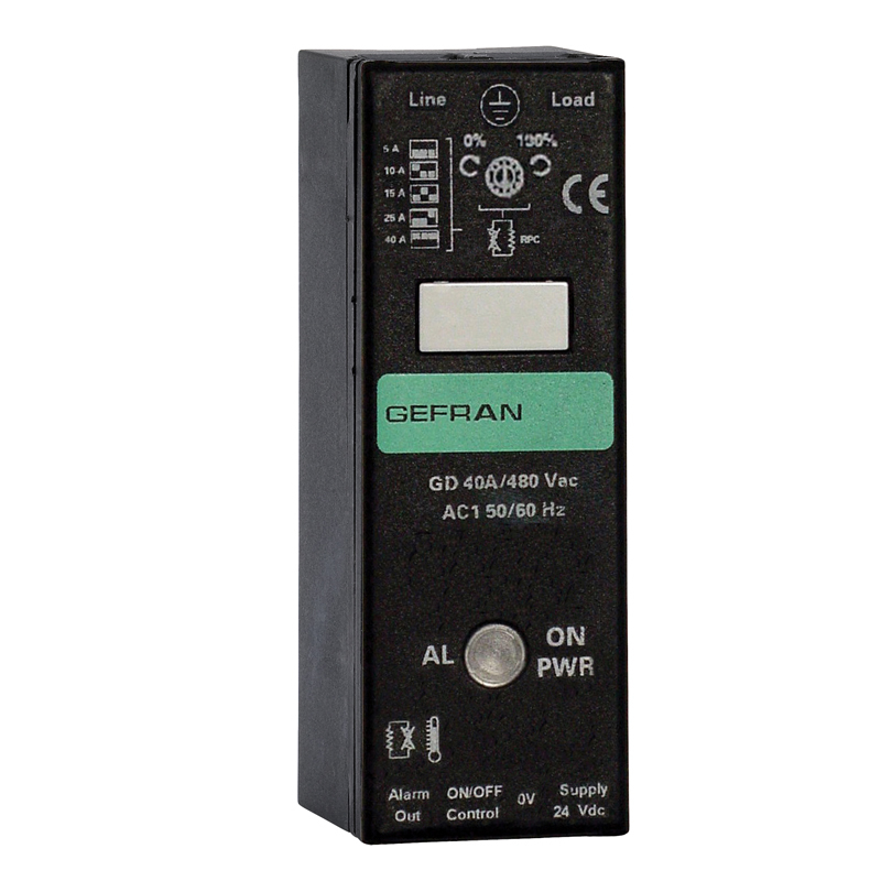 GEFRAN-功率控制 固态继电器带/不带散热器 GD系列