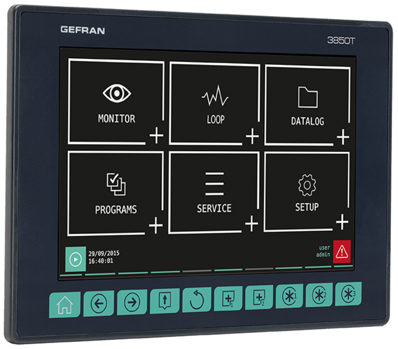 GEFRAN控制器-可编程单元3850T系列 PID controllers for motorized valves 