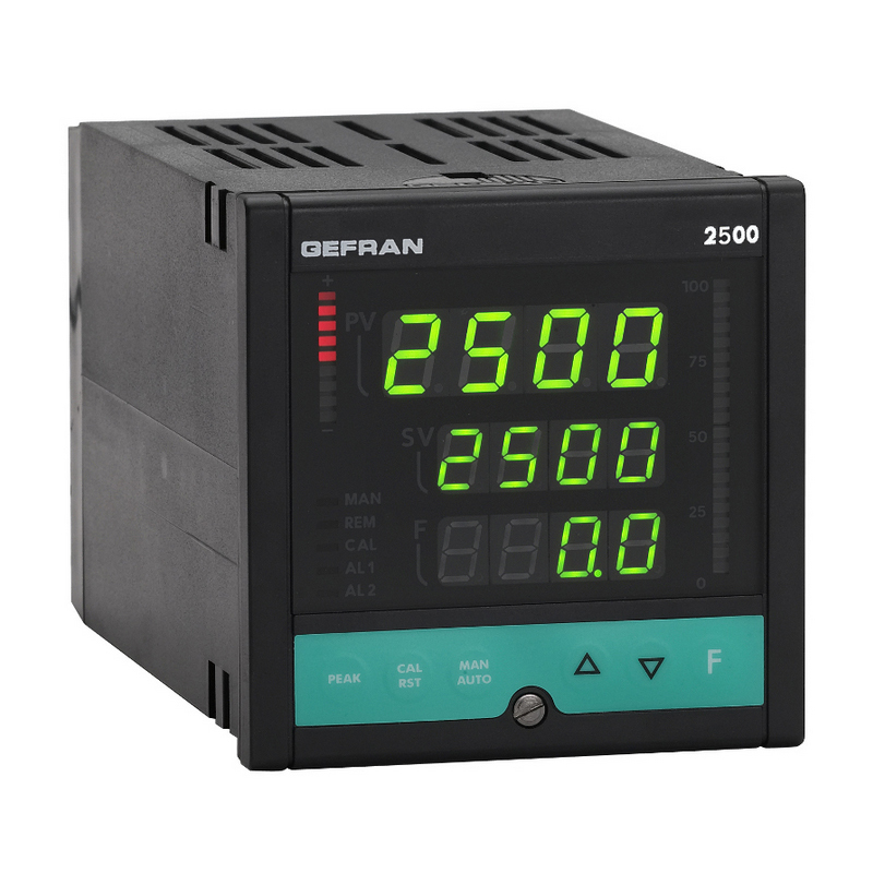 GEFRAN 控制器-可编程单元 Multifunction Models 2500 PID Controller Pressure and Force, 1/4 DIN