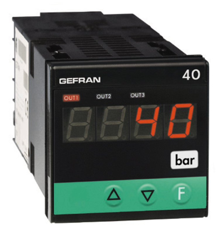 GEFRAN指示器和报警单元 Pressure, force and position inputs 40B48 Indicator/Alarm Unit for force, pressure and position inputs