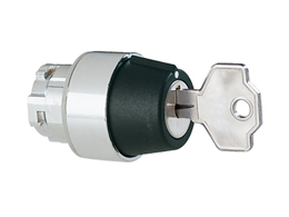  LOVATO  Ø22mm 8LM金属系列按钮和选择开关  选择开关，钥匙型  