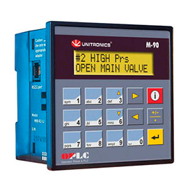 UNITRONICS面板安装可编程控制器 LCD , RS232, RS485 | M90/M91™ series